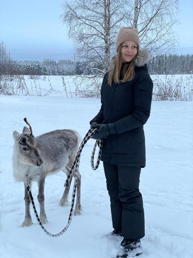 Vila Beautiful Rural Experience With Reindeer Tervola Exteriér fotografie